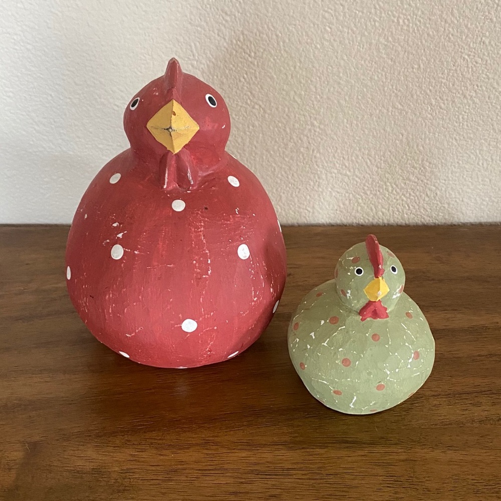 EUC!!! Set of Decorative Roosters (Chickens 🐓)